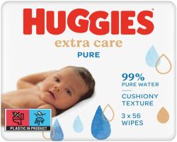 Huggies Pure Extra Care nedves törlőkendő 3x56db