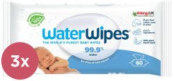 WaterWipes Műanyagmentes nedves törlőkendő 180 db