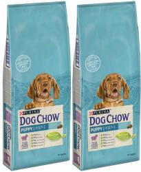Dog Chow Cățeluș cu miel 2x14 kg