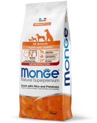 Monge Speciality Line All Breeds Puppy & Junior Monoprotein száraz kutyatáp - kacsa, rizs és burgonya 12 kg