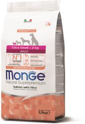 Monge Speciality Line Extra Small Adult Monoprotein száraz kutyatáp - lazac, rizs 2, 5 kg