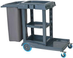 UCTEM PLAS Herkules takarítókocsi műanyag, textilzsákkal (HB871)