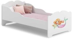 Kobi Anna Ifjúsági ágy matraccal 80x160cm - fehér - Többféle matricával (Kobi_Anna_matraccal_tobbfele_matricaval) - emag
