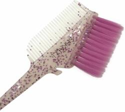 Hair Power pink csillámos fésűs hajfestő ecset (HP363)