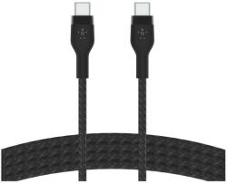Belkin Cablu Belkin BOOST CHARGE PRO Flex USB-C catre USB-C 2.0, Silicon impletit, 2M, Negru (CAB011bt2MBK)