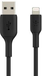 Belkin Cablu Belkin BOOST CHARGE USB-A catre Lightning, PVC, 1M, Negru (CAA001bt1MBK)