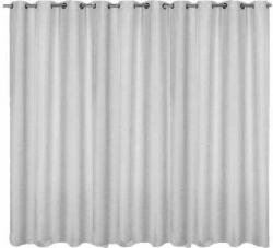 Jemidi átlátszatlan függöny karikákkal, 300 x 245 cm, Fehér, Poli