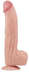 Lovetoy Dildo Realist King Sized Sliding Skin, TPE, Natural, 31 cm Dildo