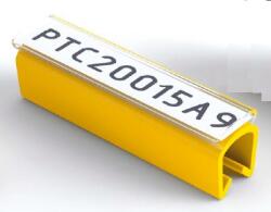 Partex PTC50015A4, galben, 100 buc. , (6, 0-7, 2mm), PTC husa acoperitoare pentru etichete (PTC50015A4)