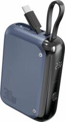 4smarts Pocket Power Bank USB-C kábellel 10000mAh - Kék (4S540698)
