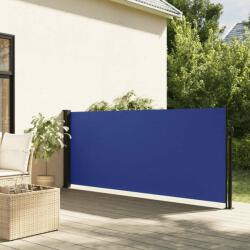 vidaXL kék kihúzható oldalsó napellenző 140 x 300 cm (4004296)