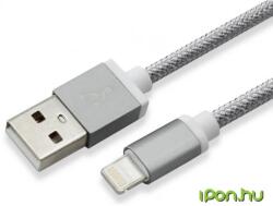 SBOX USB Lightning Töltő/adatkábel Szürke 1.5m IPH7-GR (IPH7-GR)