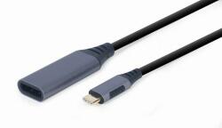 Gembird A-USB3C-DPF-01 USB Type-C to DisplayPort Male Adapter Space Grey (A-USB3C-DPF-01) - pcx