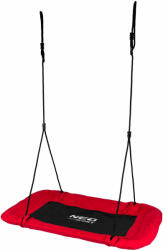 Neo-Sport SWINGO Fészekhinta, téglalap alakú 110x70cm - piros (1011)