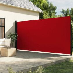 vidaXL piros behúzható oldalsó napellenző 220 x 600 cm (4004567)