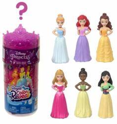 Mattel Prințesele Disney : Color Reveal păpușă surpriză mini - Petrecere (HPX39)