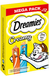 Dreamies 12x10g Dreamies Creamy Snacks Csirke & lazac jutalomfalat macskáknak