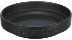  BE NORDIC kerámia sekély tál, 0.3l / 16 cm, fekete