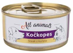 ALL ANIMALS Canned CATS csirkéből készült steak, 100 g