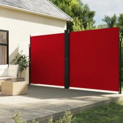 vidaXL piros behúzható oldalsó napellenző 200 x 600 cm (4004852)