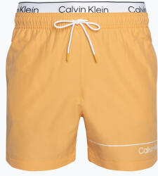 Calvin Klein Pantaloni scurți de baie pentru bărbați Calvin Klein Medium Double WB buff orange