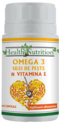 Health Nutrition - Omega 3 ulei de peste 500 mg 60 capsule Health Nutrition 60 capsule - hiris