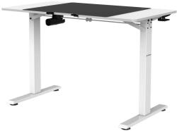 JAN NOWAK EGON 1100 állítható magasságú asztal, elektromos íróasztal, 1100x720x600, fehér színű