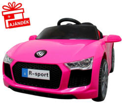R-Sport Audi B4 Cabrio hasonmás elektromos kisautó - rózsaszín (CABRIO-B4-PINK)