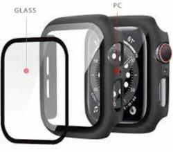 Apple Watch 4/5/6/SE 40mm, Okosóra ütésálló műanyag tok, lila