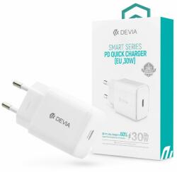 DEVIA hálózati töltő adapter Type-C bemenettel - 30W - Devia Smart Series PD3.0 Quick Charger - f