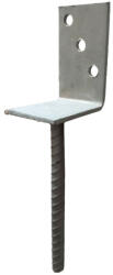  Gerenda talp, L alakú, bebetonozható 100x60 Fvz (12505100006000004000)