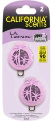 California Scents Autóillatosító, mini diffúzer, 2*3 ml, CALIFORNIA SCENTS La Lavender (AICSM14)