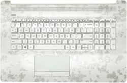 HP 15s-eq gyári új US angol fehér háttérvilágításos billentyűzet (L28091-001)