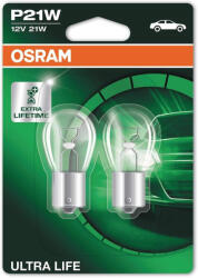 OSRAM Set 2 becuri P21W 12V Osram Ultra Life blister (7506ULT-02B)