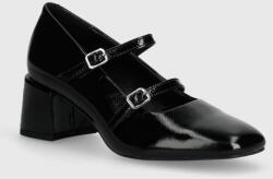 Vagabond Shoemakers bőr flip-flop ADISON fekete, magassarkú, 5739-160-20 - fekete Női 41
