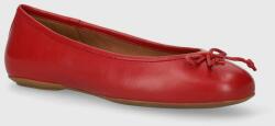 Geox bőr balerina cipő D PALMARIA B piros, D25MUB 000TU C7000 - piros Női 41