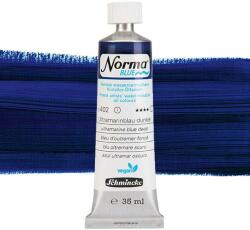 Schmincke Norma Blue vegán vizes olajfesték, 35 ml - 402, ultramarine blue deep