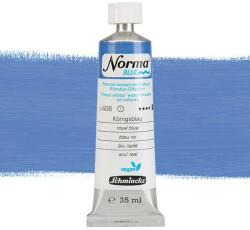 Schmincke Norma Blue vegán vizes olajfesték, 35 ml - 406, royal blue