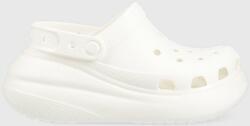 Crocs papucs Classic Crush Clog fehér, női, platformos, 207521 - fehér Női 37/38