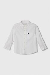 Abercrombie & Fitch gyerek ing pamutból fehér - fehér 157/163 - answear - 11 990 Ft