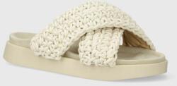 Inuikii papucs Woven fehér, női, platformos, 70104-105 - fehér Női 37