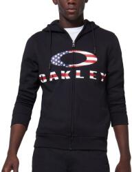 Oakley Bark FZ zipzáros kapucnis pulóver Black American Flag (461643-01V)