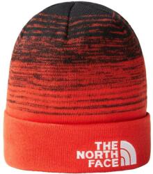 The North Face Dock Worker Recycled téli sapka TNF Black Fiery Red (NFDWRSHUBF)
