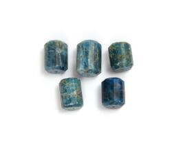 Apatit Albastru Tub Fatetat 16-20 x 13-15 mm - Margele Pietre Semipretioase cu Gaura - Lot 5 Buc