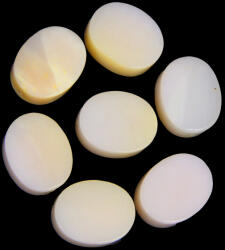 Opal Roz Natural Oval 18-20 x 15-16 x 6-11 mm - Margele Pietre Semipretioase cu Gaura - 1 Buc