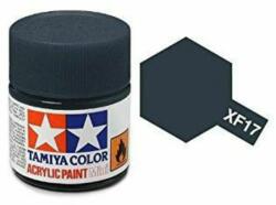 Tamiya XF-17 Acrylic Paint Mini Flat Sea Blue 10ml (81717)