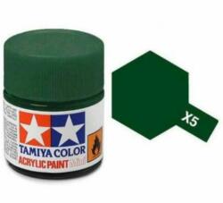 Tamiya Acrylic Paint Mini X-5 Green 10 ml (81505)