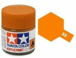 Tamiya Acrylic Paint Mini X-6 Orange 10 ml (81506)