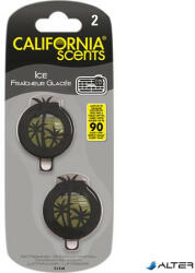 California Scents Autóillatosító, mini diffúzer, 2*3 ml, CALIFORNIA SCENTS "ICE (UCSM08) - alter