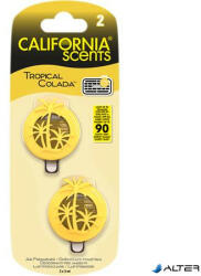 California Scents Autóillatosító, mini diffúzer, 2*3 ml, CALIFORNIA SCENTS "Tropical Colada (UCSM17) - alter